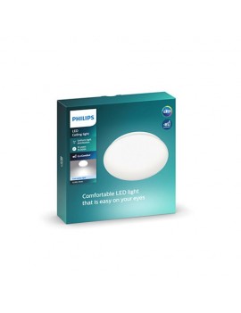 Plafón blanco Moire Philips CL200 EC redondo 6W luz neutra 4000K REF. 68105000