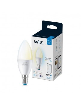 Wiz Bombilla Wifi y Bluetooth LED Regulable Blancos vela 40w E14