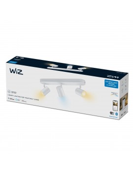 Foco inteligente Wifi y Bluetooth LED Regulable blanco 3x5W GU10, Imageo WiZ, luz blanca de cálida a fría Ref. 8719514551794