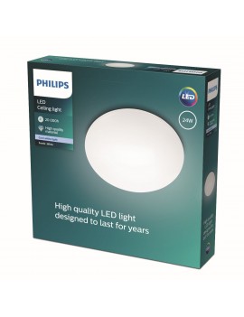 Plafón blanco Philips Suede 4x5W, luz blanca neutra 4000K REF. 318023116