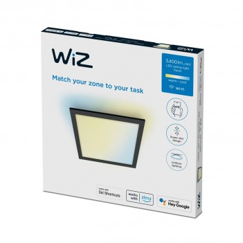 Panel WiZ Ceiling SQ 36W Black 27-65K TW